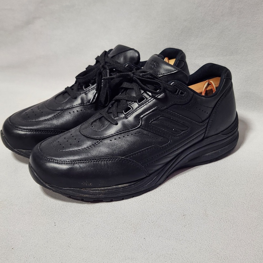 SAS Mens Journey Walking Shoes Black Leather Tripad Comfort 11.5 WW Double Wide